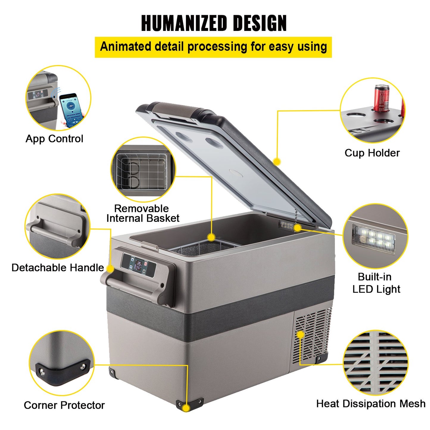 The Apex Nomad 48 Qt Smart 12V Fridge & Expedition Freezer