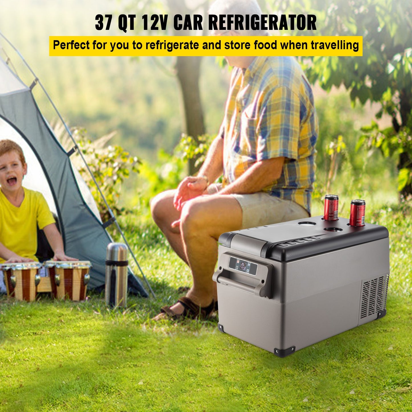 The Versa Nomad 37 Qt Dual-Zone Smart Fridge & Freezer
