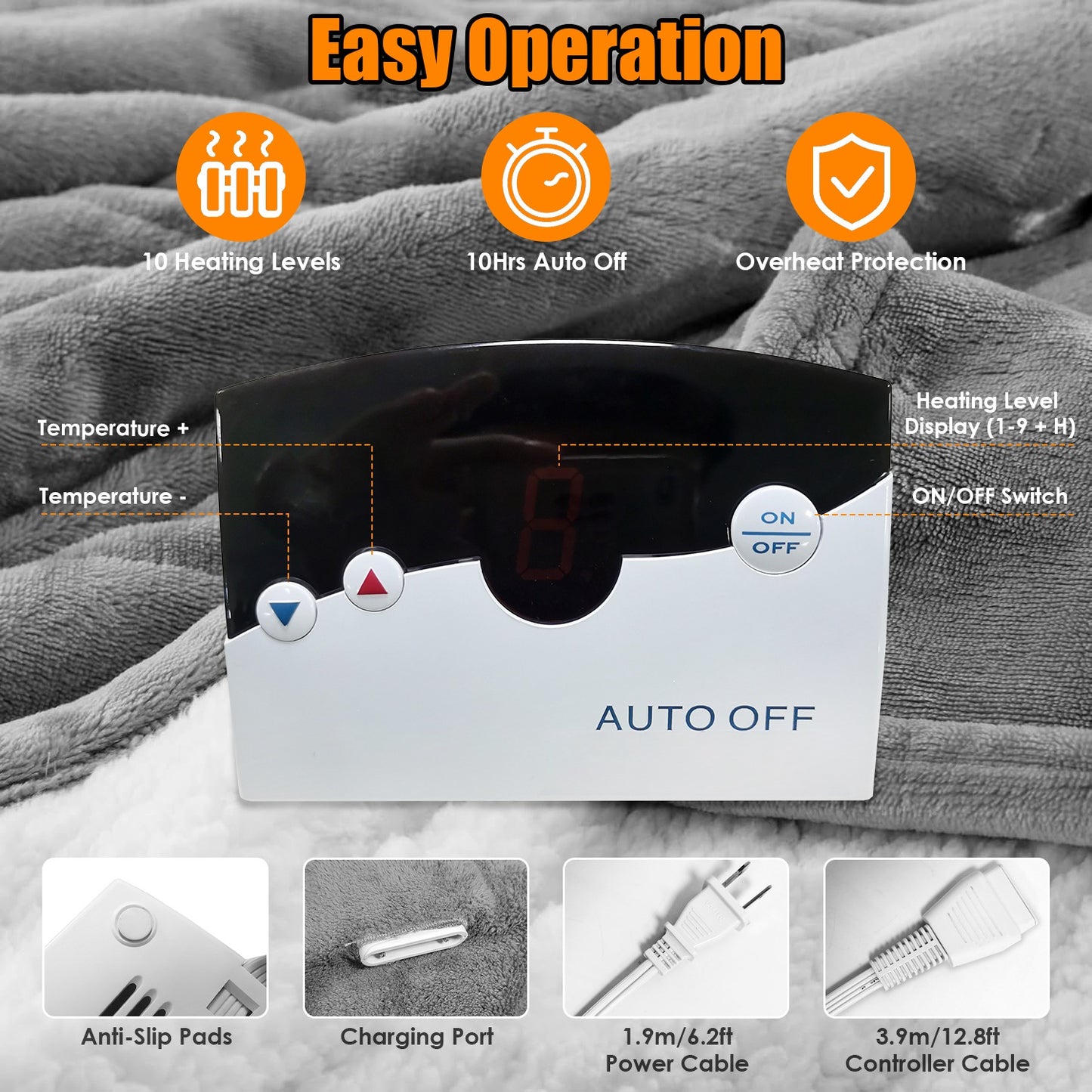 The Dual-Control King Foundation Heated Fleece Suite