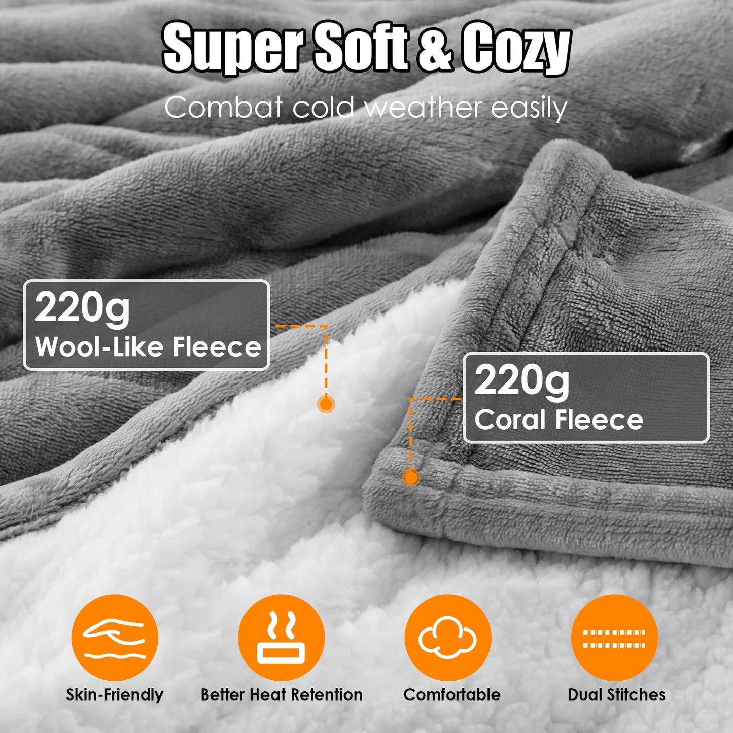 The Dual-Control King Foundation Heated Fleece Suite