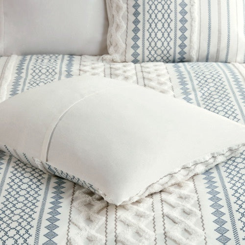 The Textured Chenille Cotton Duvet Set – Full/Queen
