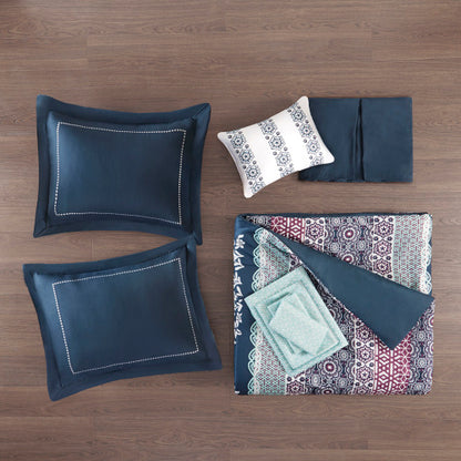 The Boho Sanctuary Queen Comforter & Sheet Suite
