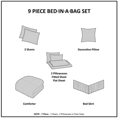 The Boho Sanctuary Queen Comforter & Sheet Suite
