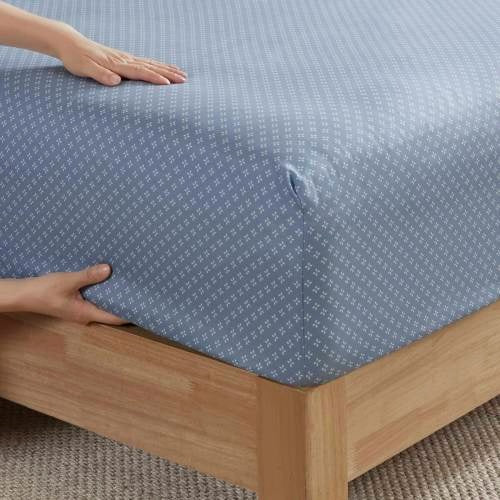The Botanical Azure Foundation Queen Comforter & Sheet Suite