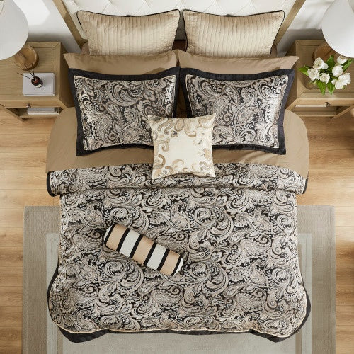 The Midnight Sanctuary 12-Piece Complete Bedroom Suite (Full)