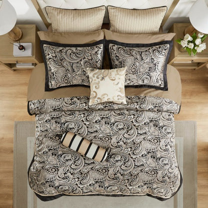 The Midnight Sanctuary 12-Piece Complete Bedroom Suite (Full)