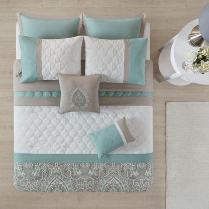 The Grand Foundation 8-Piece Queen Comforter Sanctuary