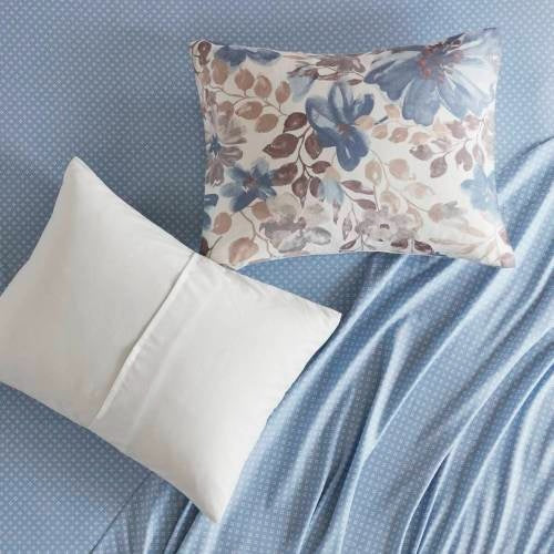 The Botanical Azure Foundation Queen Comforter & Sheet Suite