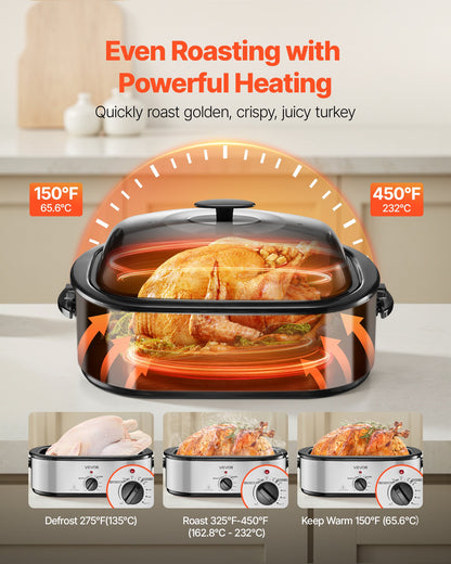 The Harvest Grand Foundation 20QT Self-Basting Roaster Suite