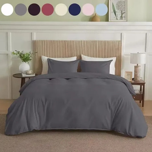 Serta Simply Clean™ Pleated Queen Duvet Cover