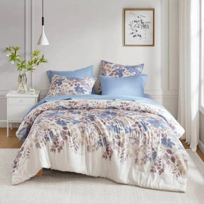 The Botanical Azure Foundation Queen Comforter & Sheet Suite