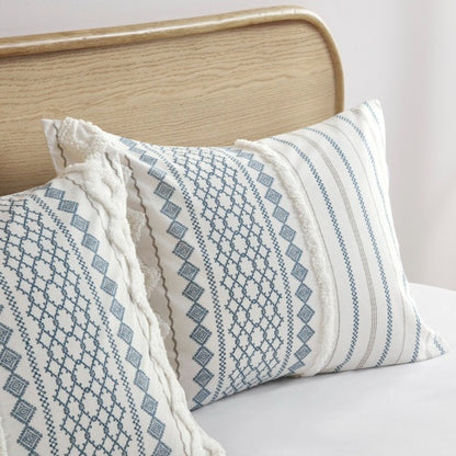 The Textured Chenille Cotton Duvet Set – Full/Queen