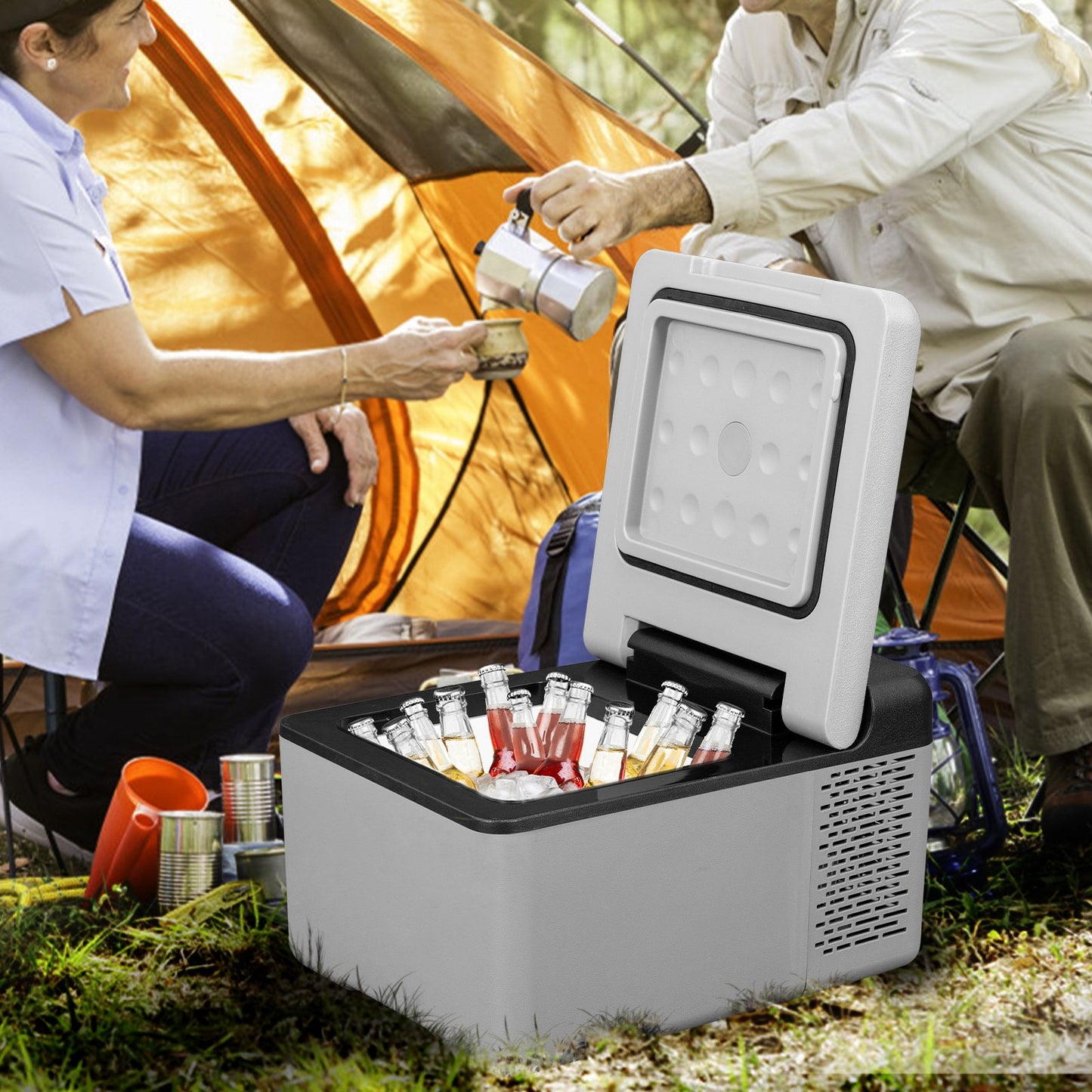 The Compact Command 10 Qt Smart 12V Fridge & Mini Freezer