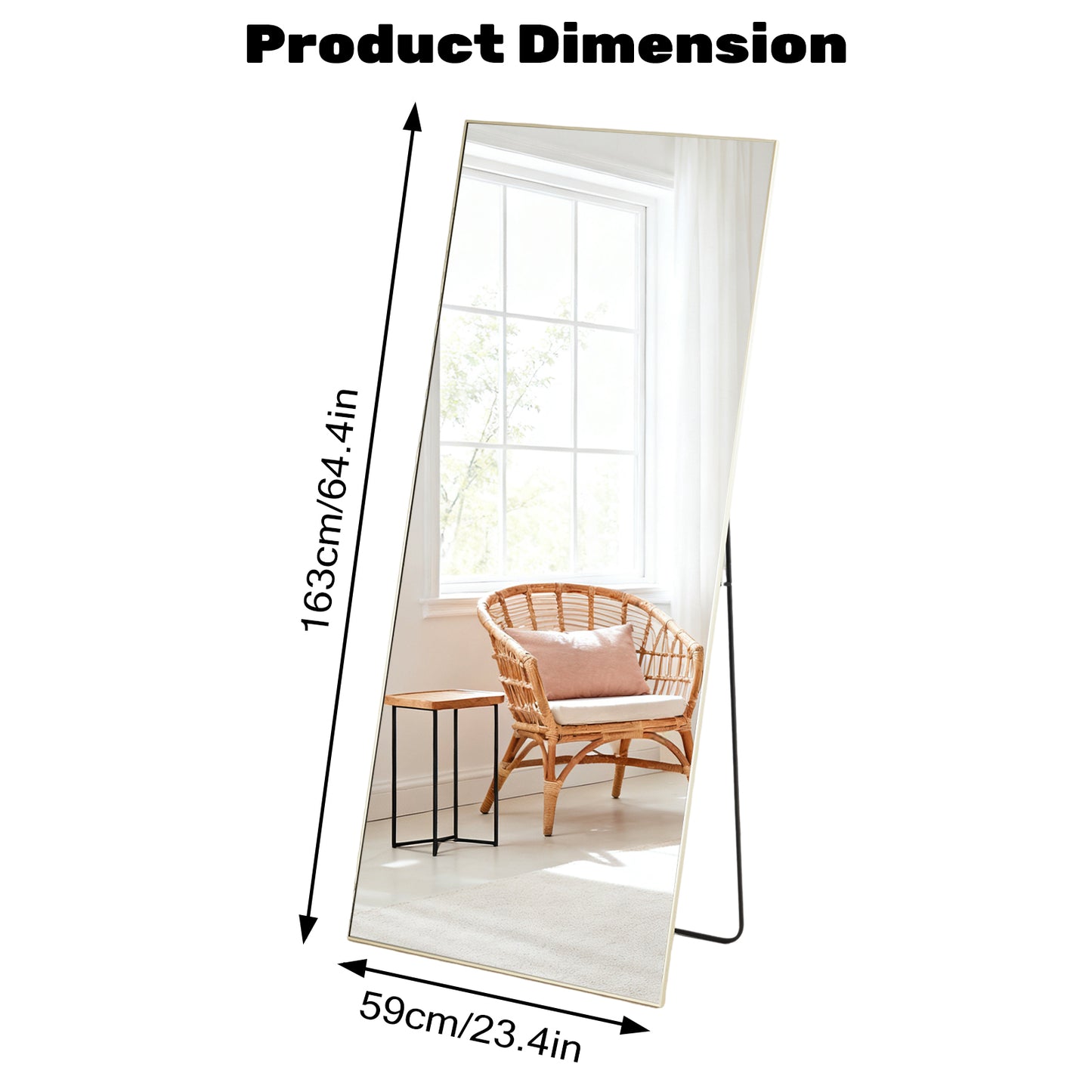 The Reflection Foundation Full-Length Standing Mirror Suite