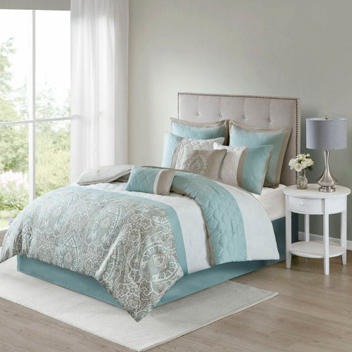 The Grand Foundation 8-Piece Queen Comforter Sanctuary