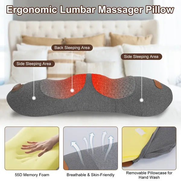 The Heated Lumbar Massager | 3-in-1 Heat, Vibration & Air Stretching