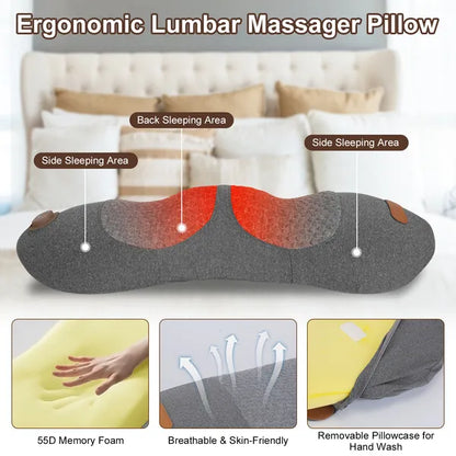 The Heated Lumbar Massager | 3-in-1 Heat, Vibration & Air Stretching