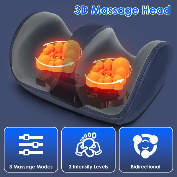 The Heated Shiatsu Massager | Multi-Zone Calf, Foot & Arm Relief