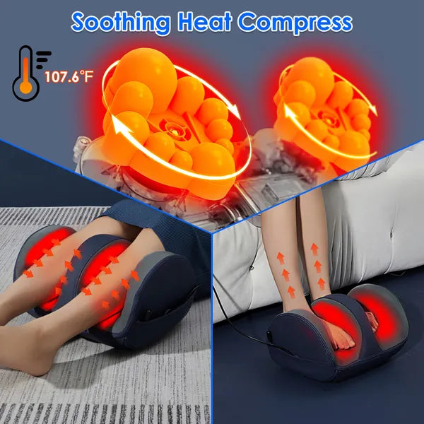 The Heated Shiatsu Massager | Multi-Zone Calf, Foot & Arm Relief