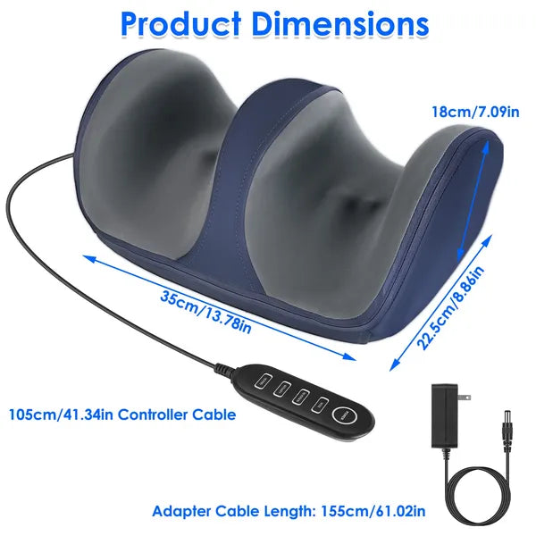 The Heated Shiatsu Massager | Multi-Zone Calf, Foot & Arm Relief