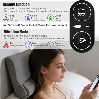 The Restoration Pillow | Multi-Level Heat & Vibration Therapy Suite