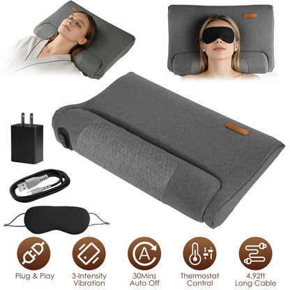 The Restoration Pillow | Multi-Level Heat & Vibration Therapy Suite