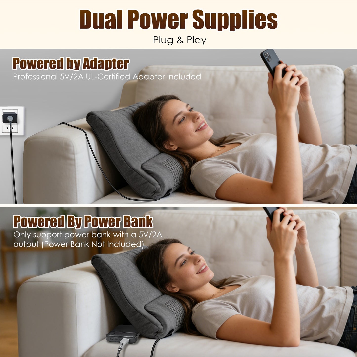 The Restoration Pillow | Multi-Level Heat & Vibration Therapy Suite