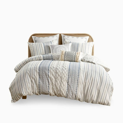 The Textured Chenille Cotton Duvet Set – Full/Queen
