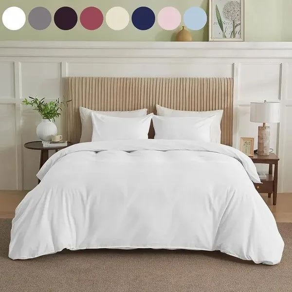 Serta Simply Clean™ Pleated Queen Duvet Cover