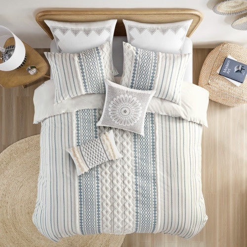 The Textured Chenille Cotton Duvet Set – Full/Queen