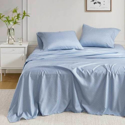 The Botanical Azure Foundation Queen Comforter & Sheet Suite