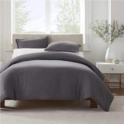 Serta Simply Clean™ Pleated Duvet Cover – Queen