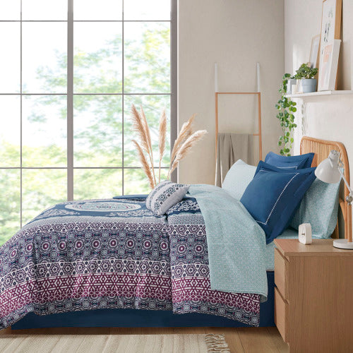 The Boho Sanctuary Queen Comforter & Sheet Suite