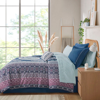 The Boho Sanctuary Queen Comforter & Sheet Suite