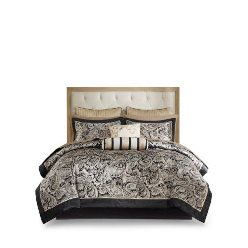 The Midnight Sanctuary 12-Piece Complete Bedroom Suite (Full)